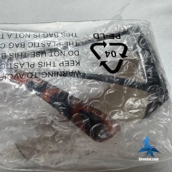 1192 NWT PrettyLittleThing Curved Visor Sunglasses - Brown/Black - Picture 8 of 9